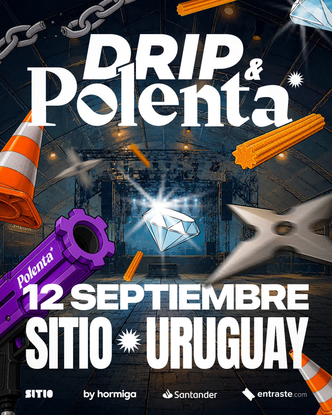 DRIP POLENTA at Sitio - 12 Sept