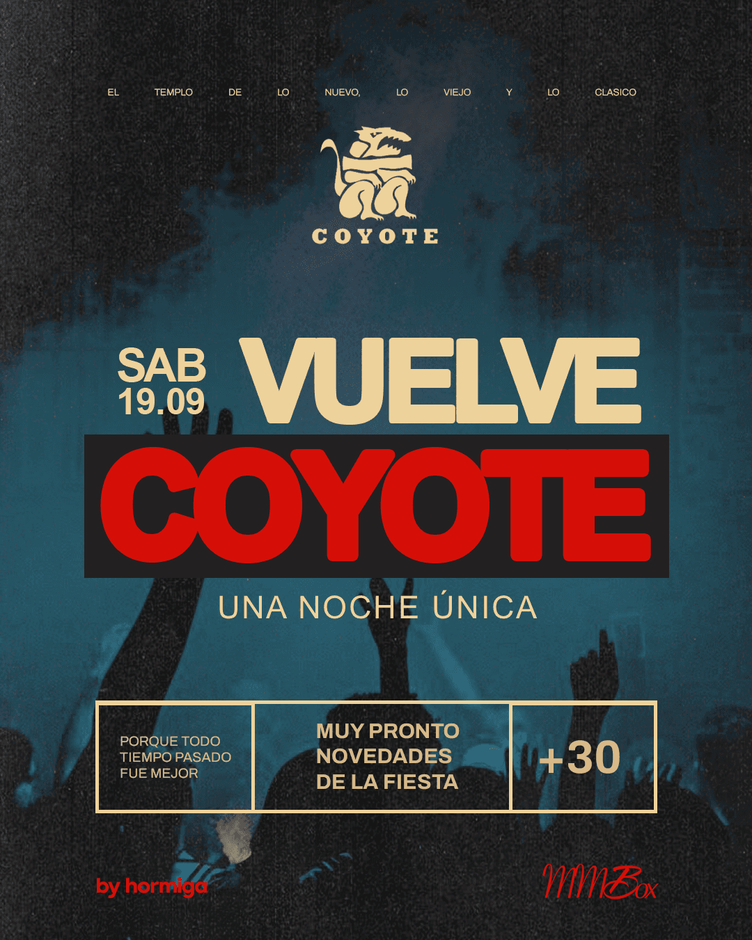 VUELVE COYOTE (+30) - 19.09